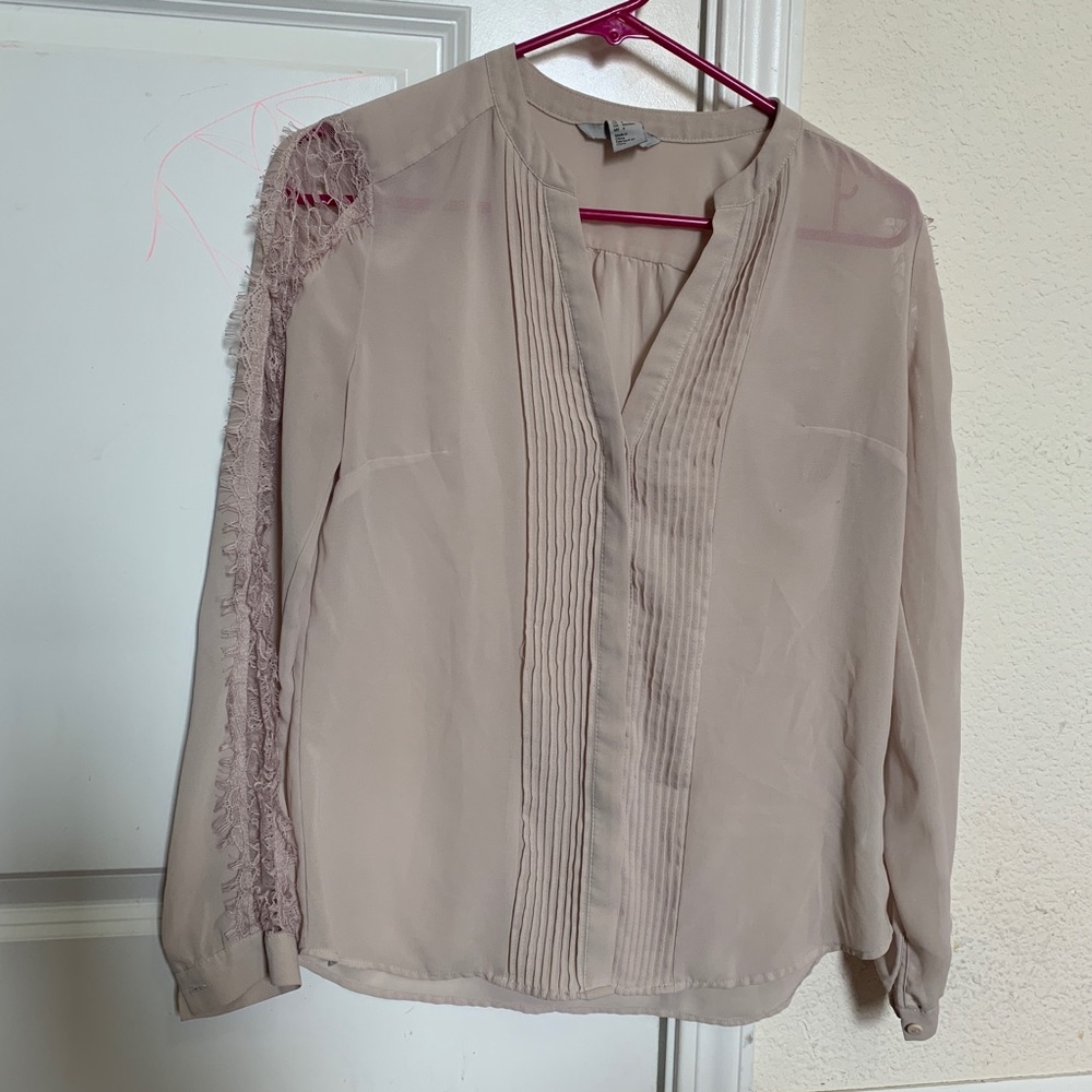 Sheer Long Sleeve Top